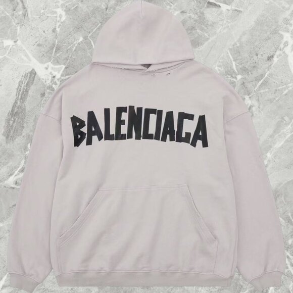Balenciaga men's Gray Hoodie